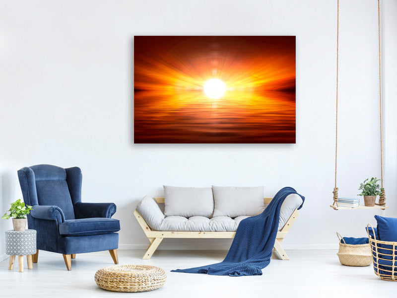panoramic-3-piece-canvas-print-glowing-sunset