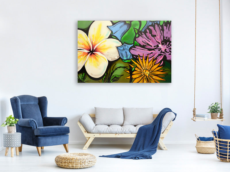 modern-4-piece-canvas-print-graffiti-flowers