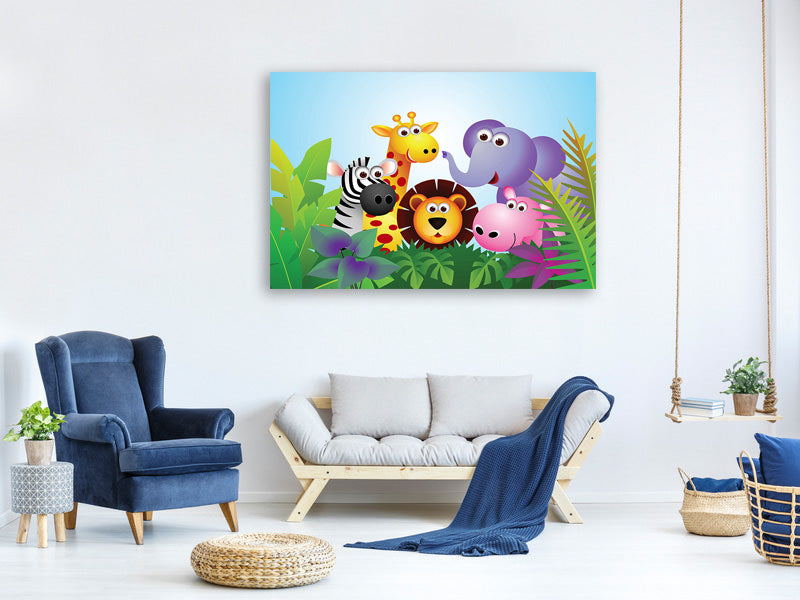 modern-4-piece-canvas-print-jungle