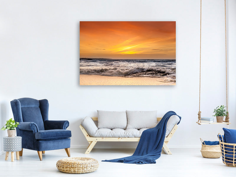 5-piece-canvas-print-lake-with-sunset