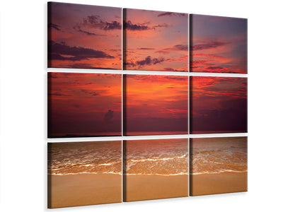 4-piece-canvas-print-line-on-the-sand