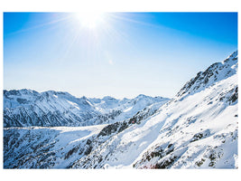 5-piece-canvas-print-mountain-panorama-in-snow