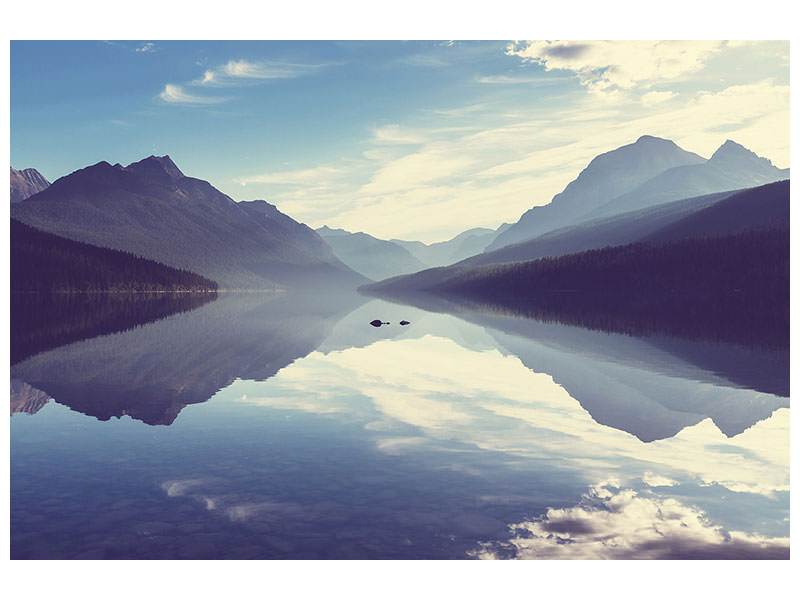 4-piece-canvas-print-mountain-reflection