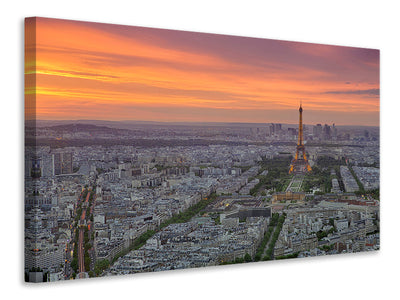 3-piece-canvas-print-paris-skyline-at-sunset