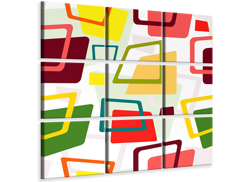4-piece-canvas-print-rectangles-in-retro-style