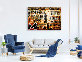 panoramic-3-piece-canvas-print-rock-in-grunge-style