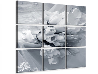 4-piece-canvas-print-romantic-tulips-bouquet