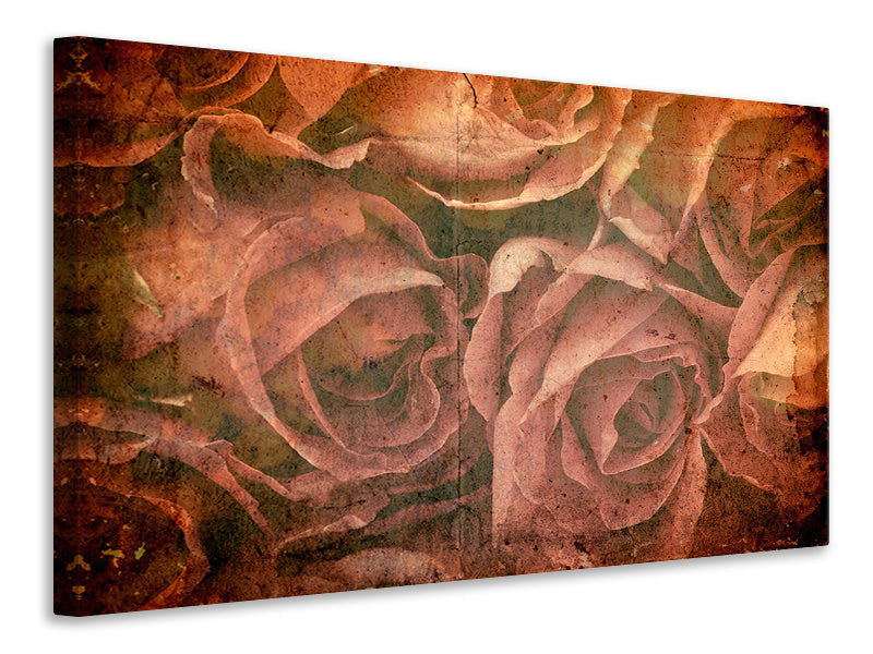 panoramic-canvas-print-rose-bouquet