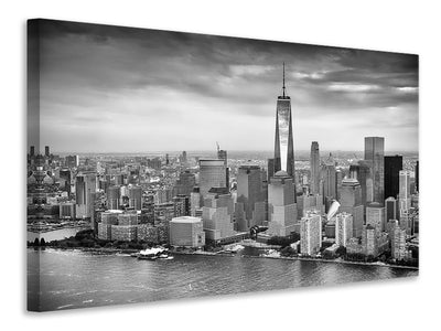 modern-4-piece-canvas-print-skyline-black-and-white-photography-new-york
