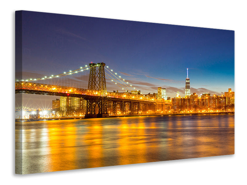 panoramic-3-piece-canvas-print-skyline-ny-williamsburg-bridge