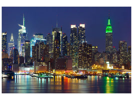 5-piece-canvas-print-skyline-new-york-midtown-at-night