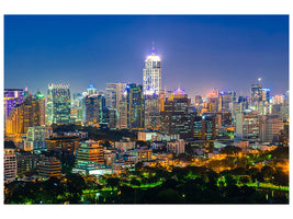 4-piece-canvas-print-skyline-one-night-in-bangkok