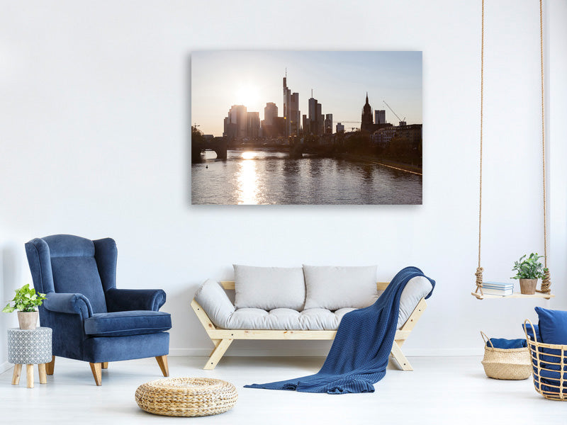 3-piece-canvas-print-sunrise-over-the-financial-metropolis