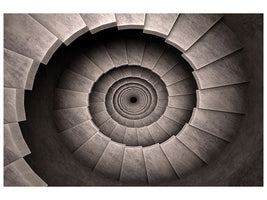 modern-4-piece-canvas-print-stone-spiral-staircase