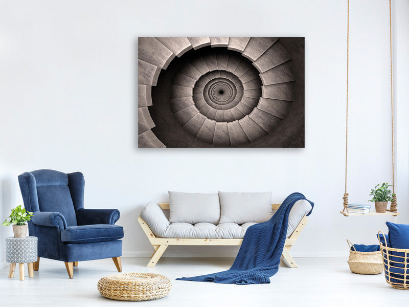 5-piece-canvas-print-stone-spiral-staircase