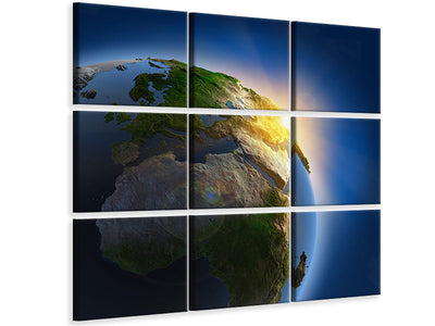 4-piece-canvas-print-sun-and-earth