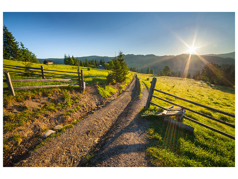 modern-4-piece-canvas-print-sunrise-at-mountain