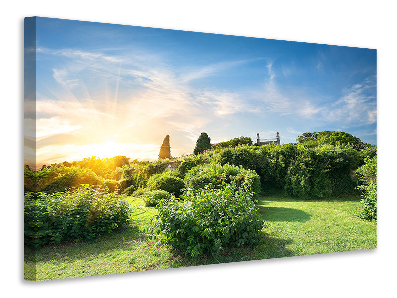 panoramic-canvas-print-sunrise-in-the-park