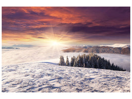 5-piece-canvas-print-sunrise-winter-landscape
