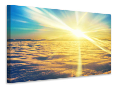 5-piece-canvas-print-sunset-above-the-clouds