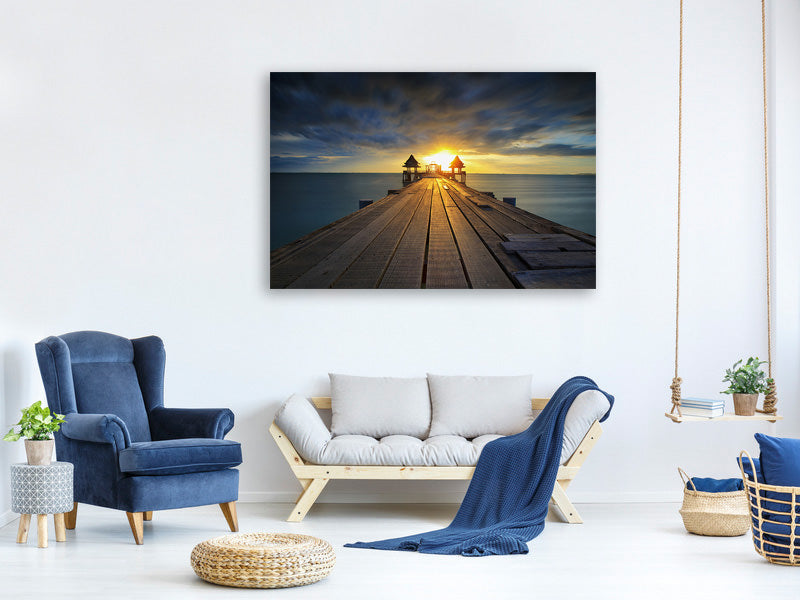 panoramic-canvas-print-sunset-at-the-wooden-bridge