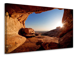 panoramic-canvas-print-sunset-in-front-of-the-cave
