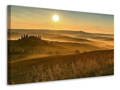 panoramic-3-piece-canvas-print-sunset-in-the-rocks