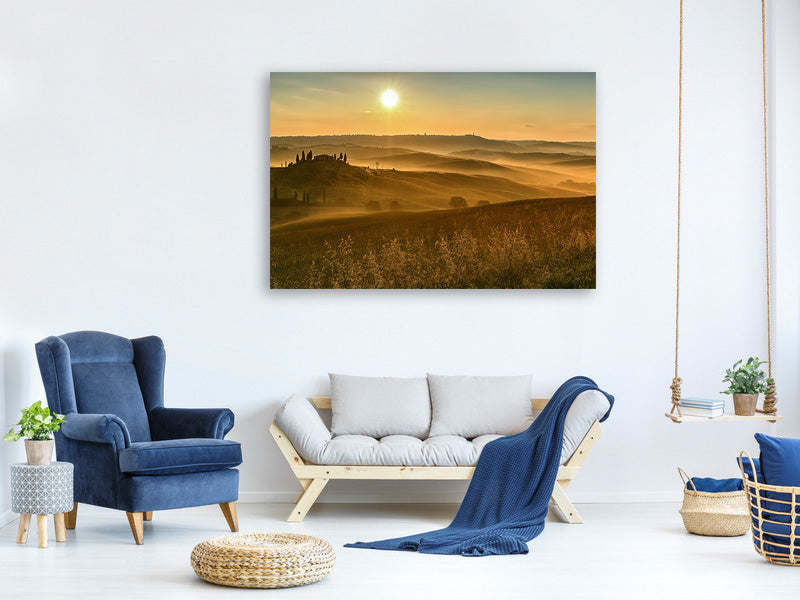 panoramic-3-piece-canvas-print-sunset-in-the-rocks