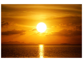 panoramic-3-piece-canvas-print-sunset-lake
