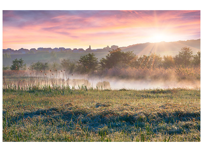 modern-4-piece-canvas-print-sunset-on-hill