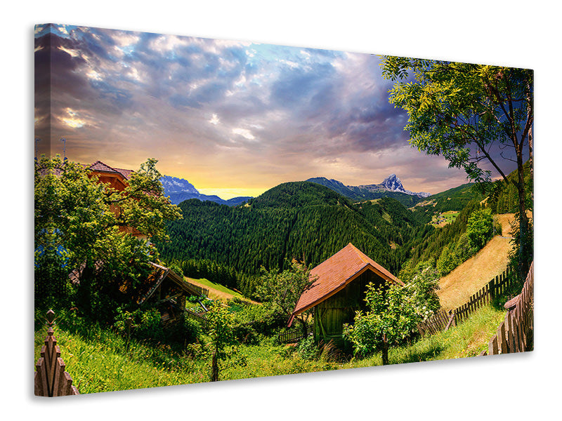 5-piece-canvas-print-swiss-mountains-in-summer