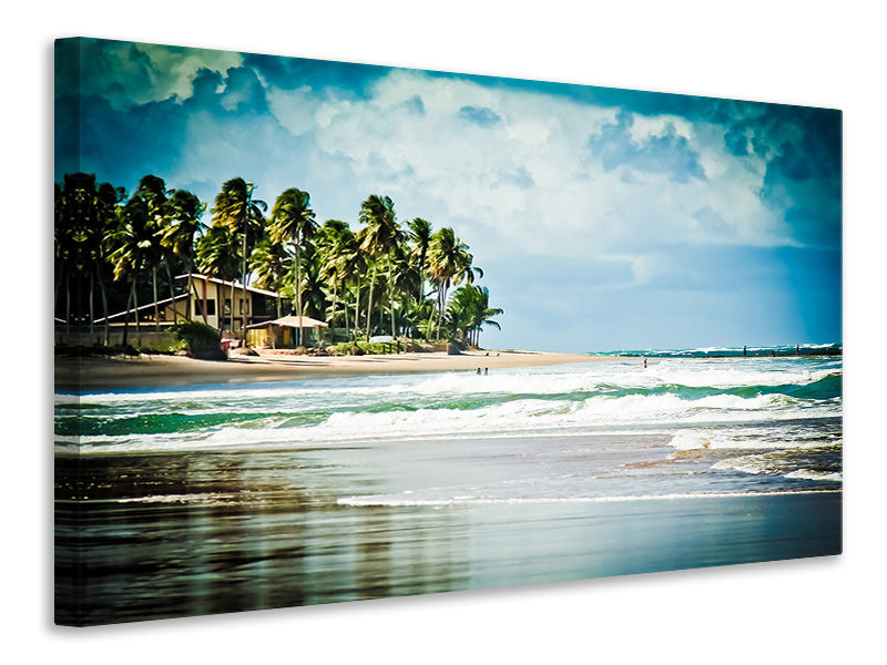 modern-4-piece-canvas-print-the-beach
