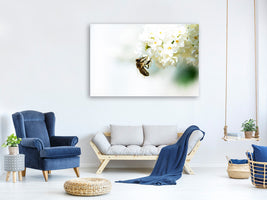 4-piece-canvas-print-the-bumblebee-and-the-flower