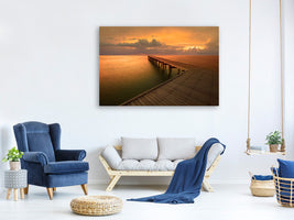 4-piece-canvas-print-the-footbridge-by-the-sea