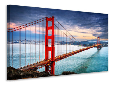 panoramic-3-piece-canvas-print-golden-gate-at-sunset