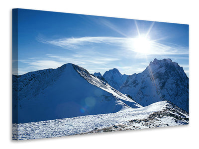 3-piece-canvas-print-the-mountain-in-snow