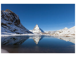 panoramic-3-piece-canvas-print-the-riffelsee-on-matterhorn
