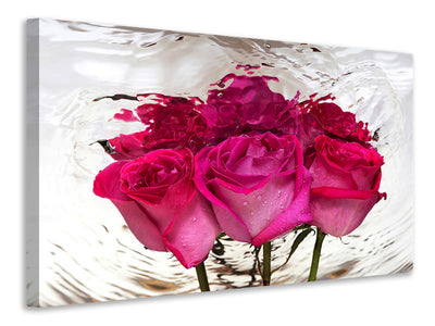 modern-3-piece-canvas-print-the-rose-reflection