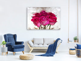 modern-3-piece-canvas-print-the-rose-reflection