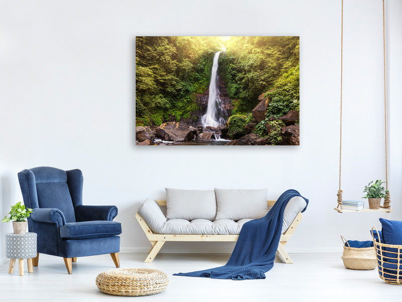 panoramic-3-piece-canvas-print-waterfall-bali