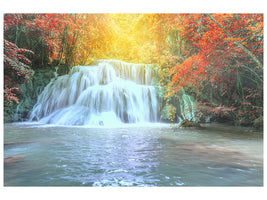 modern-4-piece-canvas-print-waterfall-in-light