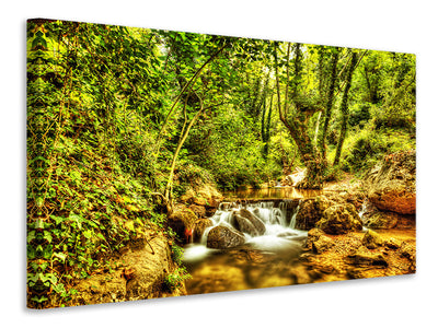 modern-3-piece-canvas-print-waterfall-in-the-forest