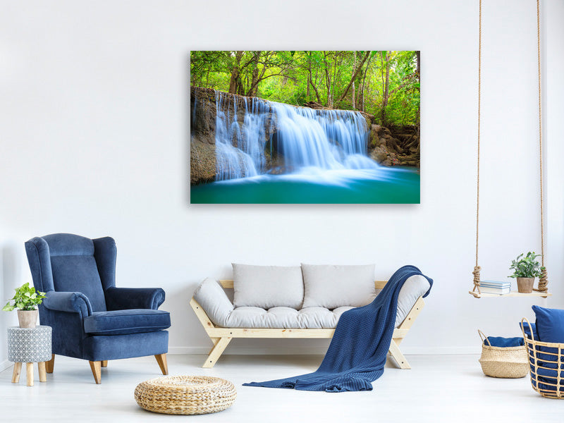 panoramic-canvas-print-waterfall-si-nakharin