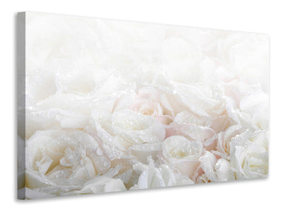 modern-4-piece-canvas-print-white-roses-in-the-morning-dew