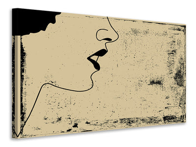 3-piece-canvas-print-woman-portrait-in-grunge-style
