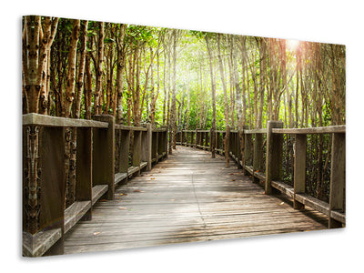 3-piece-canvas-print-wooden-bridge