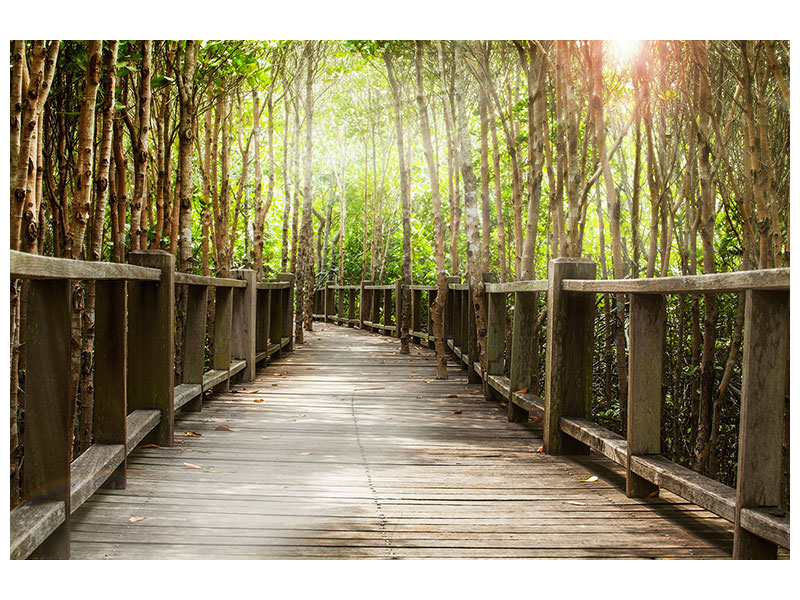 4-piece-canvas-print-wooden-bridge