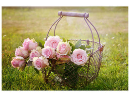 modern-3-piece-canvas-print-a-basket-full-of-roses