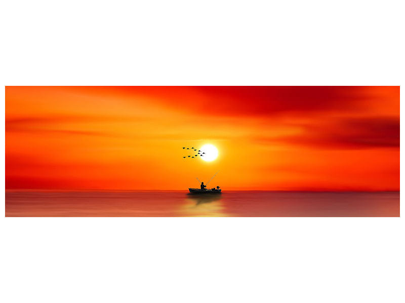 5-piece-canvas-print-a-fisherman-in-the-sunset