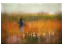 modern-4-piece-canvas-print-a-girl-and-bear-grass